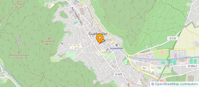 localisation de l'entreprise 453 678 922   GUEBWILLER