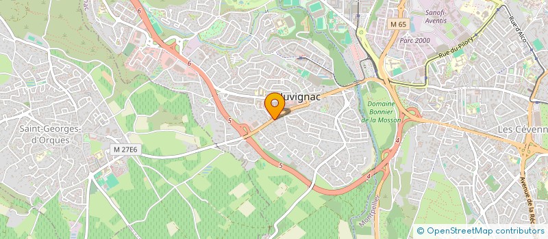 localisation de l'entreprise 453 697 914 à MONTPELLIER
