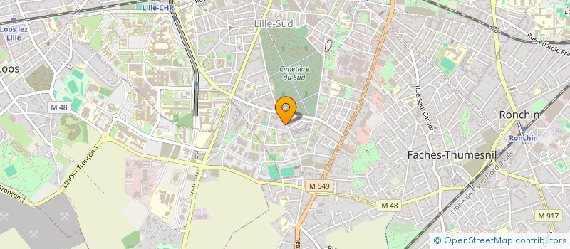 localisation de l'entreprise 453 708 919 à LILLE