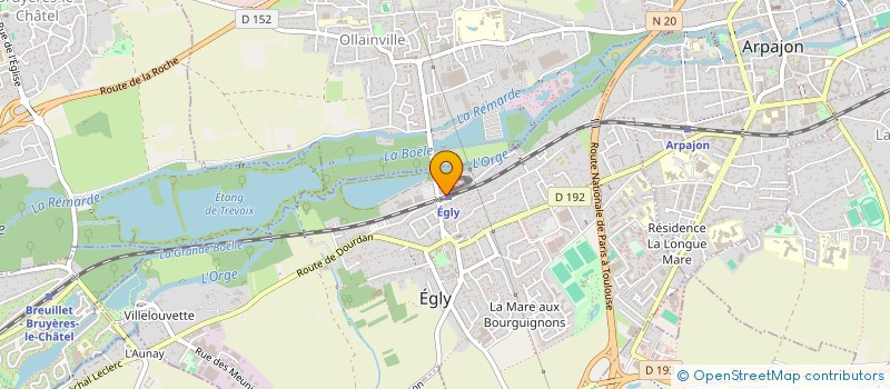 localisation de l'entreprise 453 711 228   BAILLY-ROMAINVILLIERS