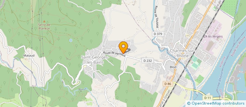 localisation de l'entreprise 453 712 580   SAINT-LAURENT-DU-PAPE