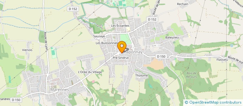 localisation de l'entreprise 453 726 044   CHAPONNAY