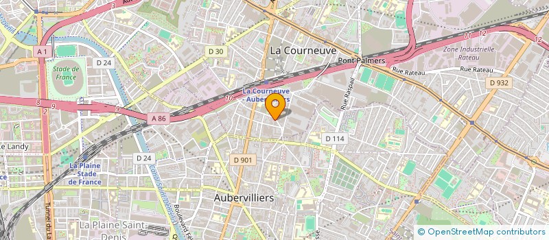 localisation de l'entreprise 453 751 562  à LA COURNEUVE