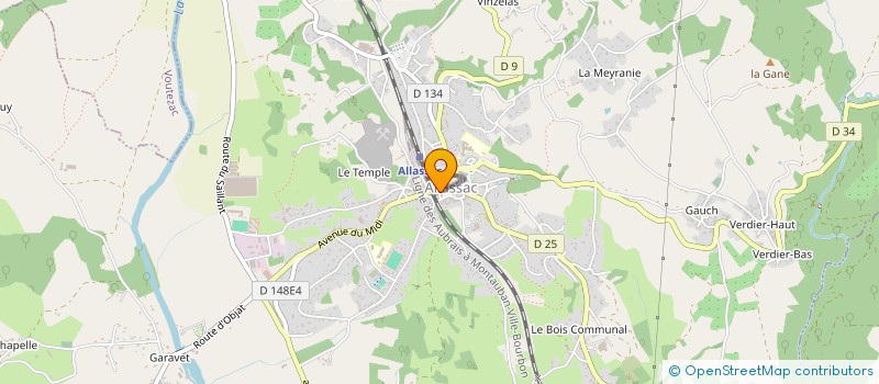 localisation de l'entreprise 453 774 903 à ALLASSAC