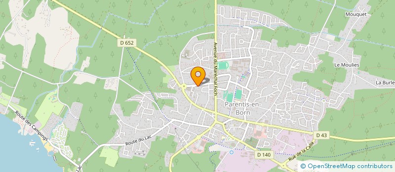 localisation de l'entreprise 453 869 208   PARENTIS-EN-BORN