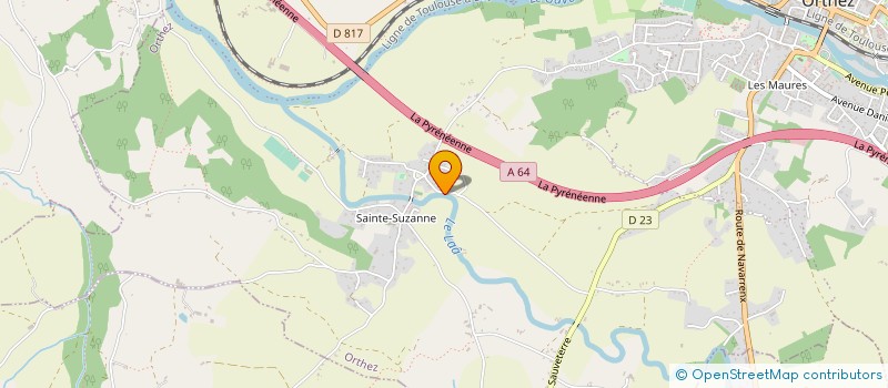 localisation de l'entreprise 453 893 299   ORTHEZ