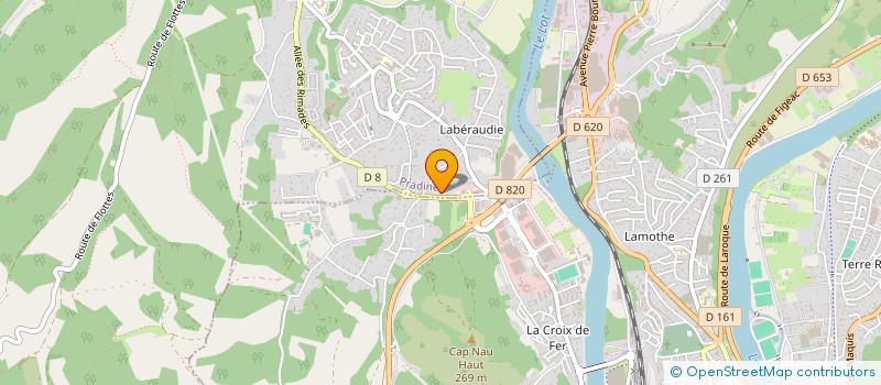 localisation de l'entreprise 454 015 884   PRADINES