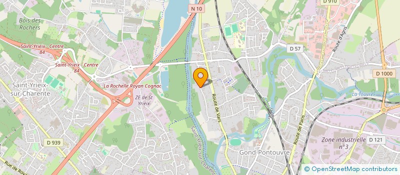 localisation de l'entreprise 454 027 822   GOND-PONTOUVRE