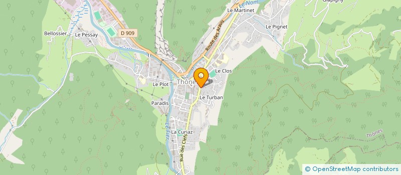 localisation de l'entreprise 454 077 959   THONES