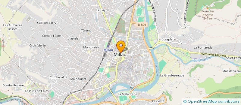 localisation de l'entreprise 454 093 972   MILLAU