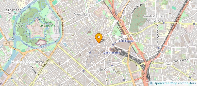 localisation de l'entreprise 45DEGRES CAPITAL  LILLE