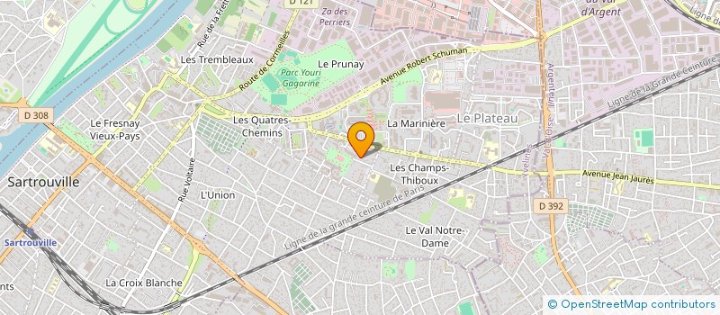 localisation de l'entreprise 45KA à SARTROUVILLE