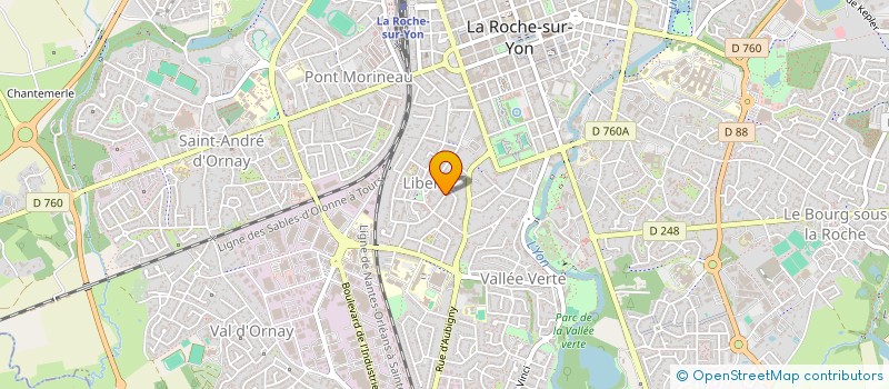 localisation de l'entreprise 45MD à LA ROCHE-SUR-YON