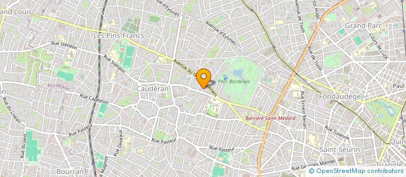 localisation de l'entreprise 45PEREIRE à BORDEAUX