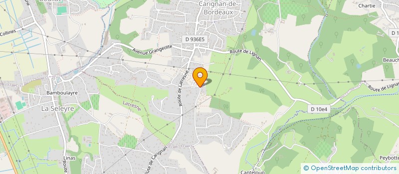localisation de l'entreprise 46  CARIGNAN DE BORDEAUX