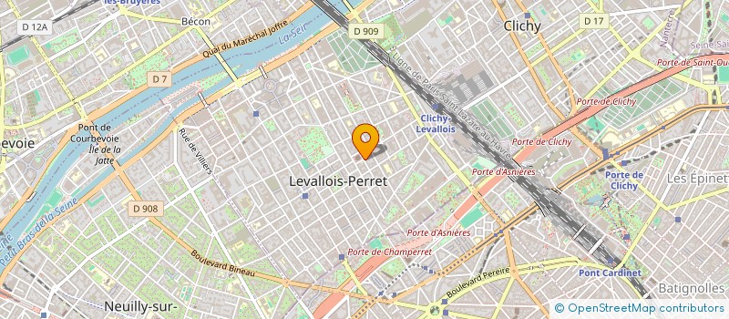 localisation de l'entreprise 46 B RUE EDOUARD VAILLANT à LEVALLOIS-PERRET