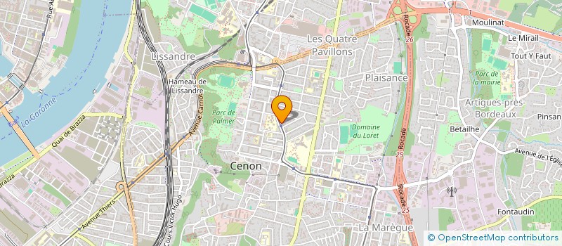 localisation de l'entreprise 46.CP  CENON