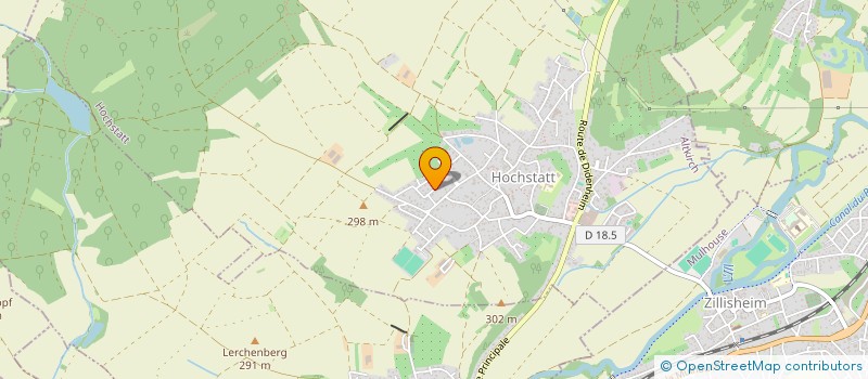 localisation de l'entreprise 46 DEGRES à HOCHSTATT