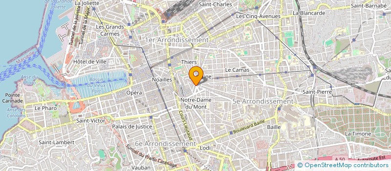 localisation de l'entreprise 46 JAURES à MARSEILLE