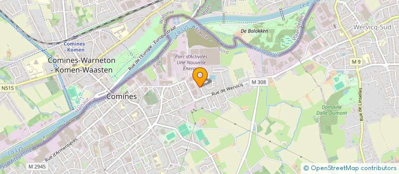 localisation de l'entreprise 46 MD  COMINES