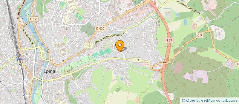 localisation de l'entreprise 46 PLEX à EPINAL