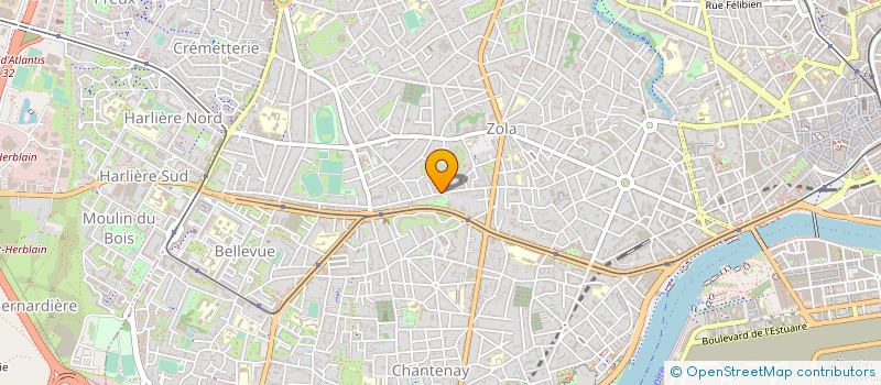 localisation de l'entreprise 46 RUE DE LA CONVENTION à NANTES