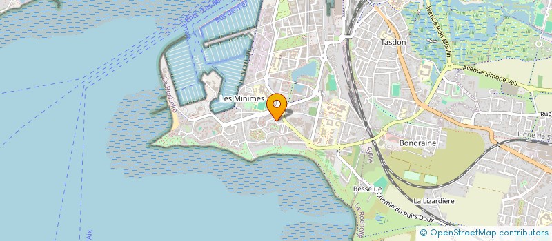 localisation de l'entreprise 46 WEST  LA ROCHELLE