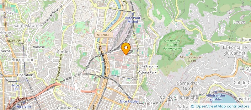 localisation de l'entreprise 46K MUSIC & MOVIE  NICE