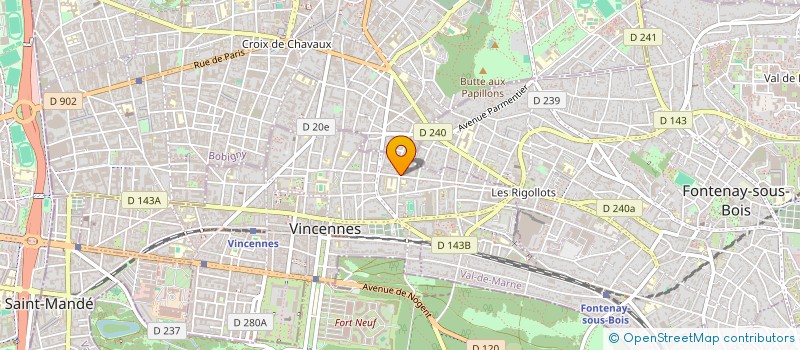 localisation de l'entreprise 46MOWAT à VINCENNES