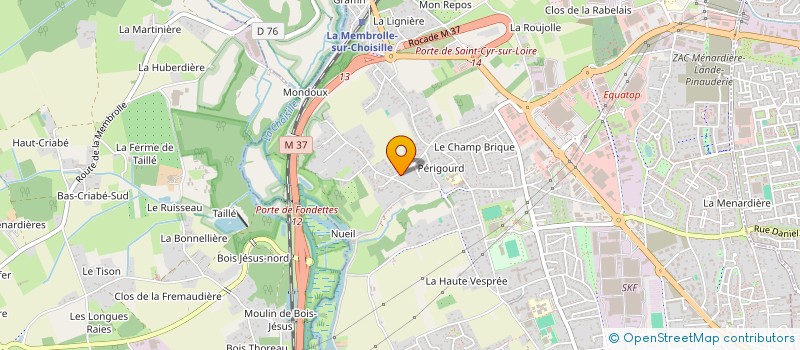 localisation de l'entreprise 47-49 RUE MARGUERON  SAINT-CYR-SUR-LOIRE