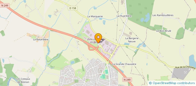 localisation de l'entreprise 47 BEAUREPAIRE  LA SEGUINIERE