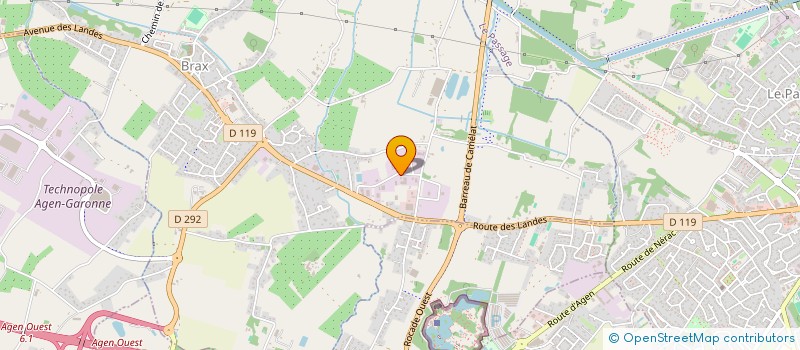 localisation de l'entreprise 47 BORNES  BRAX