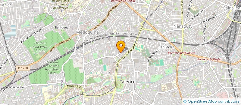 localisation de l'entreprise 47 RUE PIERRE RENAUDEL  TALENCE