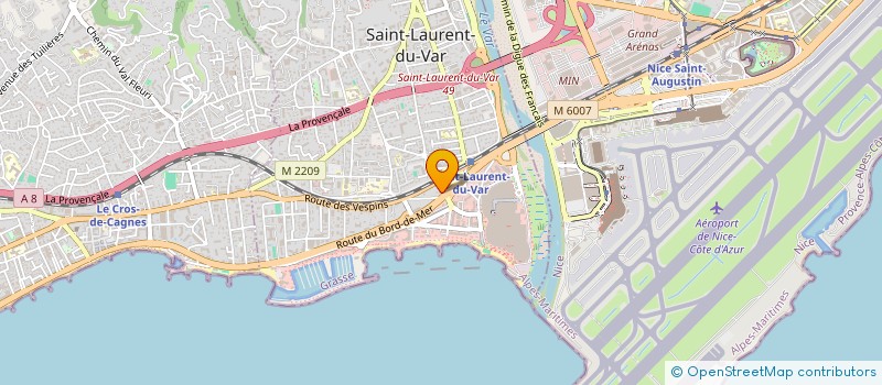 localisation de l'entreprise 47 TIGNES à SAINT-LAURENT-DU-VAR