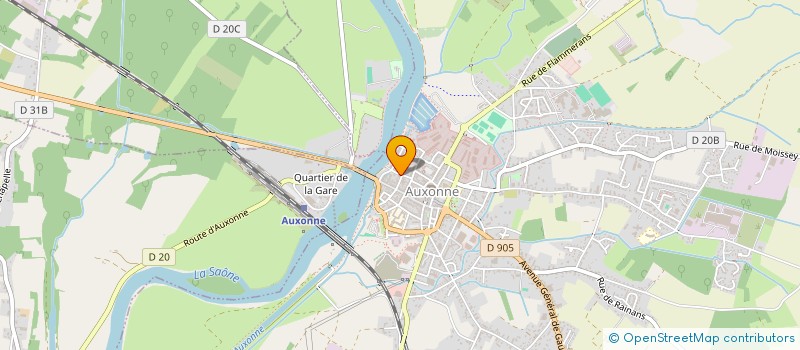 localisation de l'entreprise 477 498 521   AUXONNE