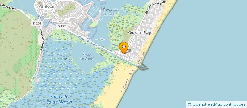 localisation de l'entreprise 477 510 473   GRUISSAN