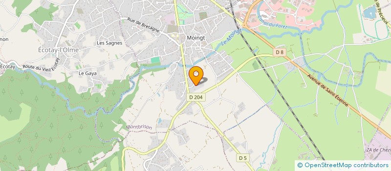 localisation de l'entreprise 477 517 346 à MONTBRISON