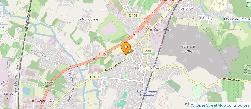 localisation de l'entreprise 477 593 461 à CHALLIGNAC
