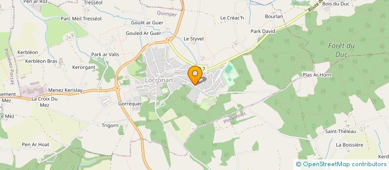 localisation de l'entreprise 477 634 364   POULLAN-SUR-MER