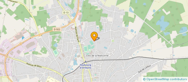 localisation de l'entreprise 477 654 396   ROMORANTIN-LANTHENAY