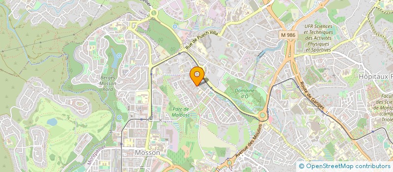 localisation de l'entreprise 477 720 999   MONTPELLIER