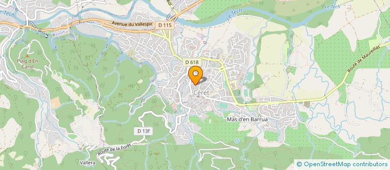 localisation de l'entreprise 477 725 840   CERET