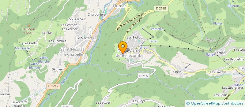 localisation de l'entreprise 477 738 645   CREST-VOLAND