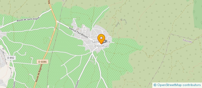 localisation de l'entreprise 477 790 075   SAINT-HILAIRE-D'OZILHAN