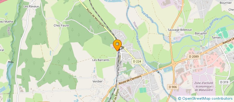 localisation de l'entreprise 477 867 329   PESCHADOIRES