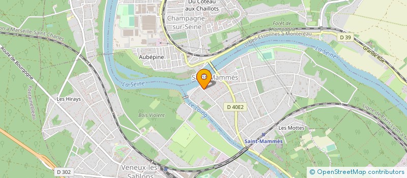 localisation de l'entreprise 477 878 334   MORET-LOING-ET-ORVANNE