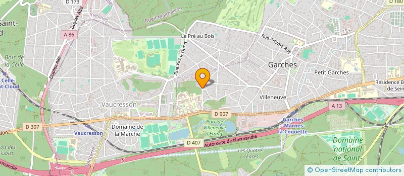 localisation de l'entreprise 478 086 762 à GARCHES