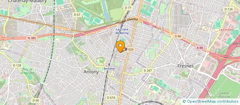 localisation de l'entreprise 478 102 361   ANTONY