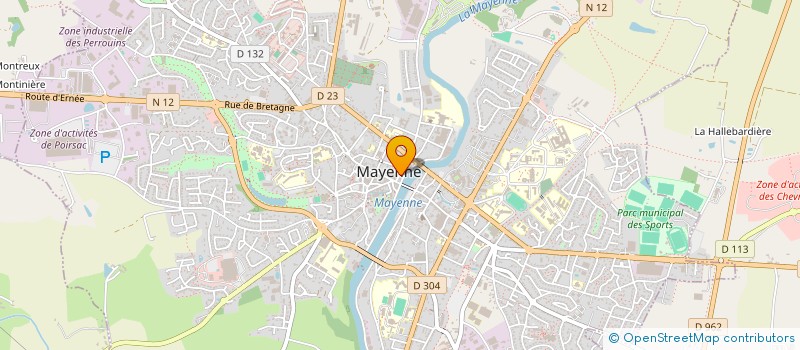 localisation de l'entreprise 478 107 030   MAYENNE