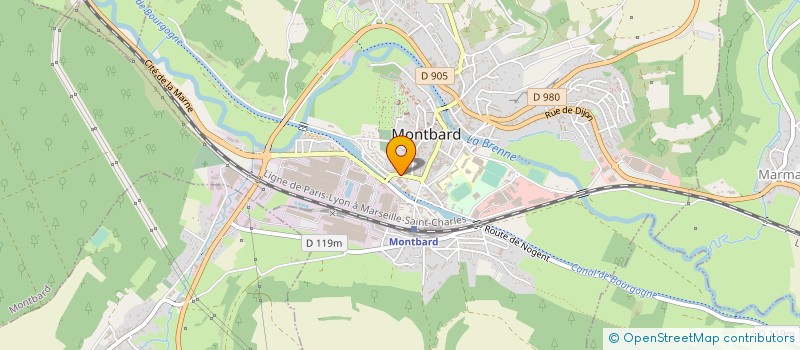 localisation de l'entreprise 478 156 151   MONTBARD